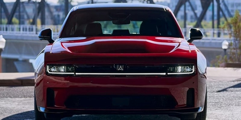 2026 Dodge Charger performance muscle car on display.