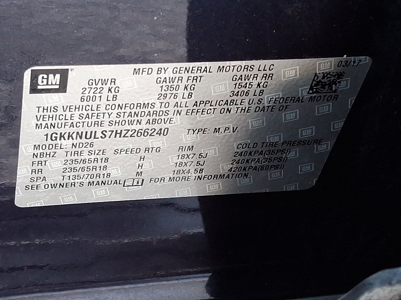 2017 GMC Acadia SLT-1