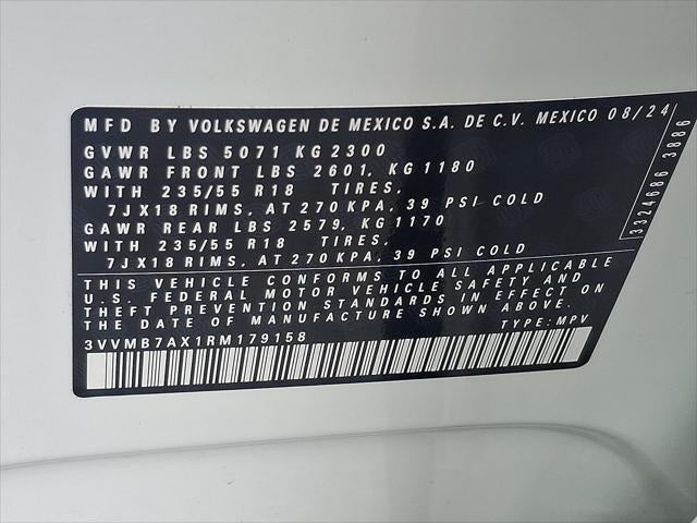 2024 Volkswagen Tiguan 2.0T SE