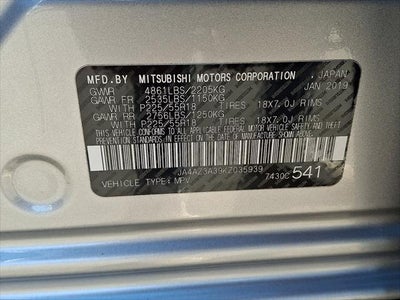 2019 Mitsubishi Outlander SEL