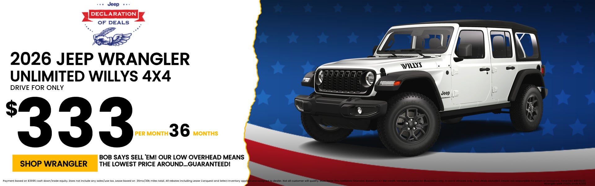 May Wrangler Lease