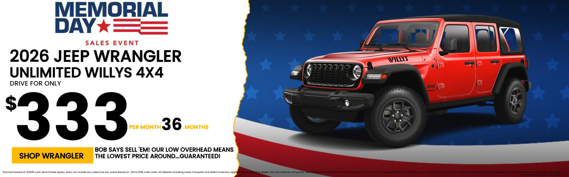 MAY WRANGLER LEASE